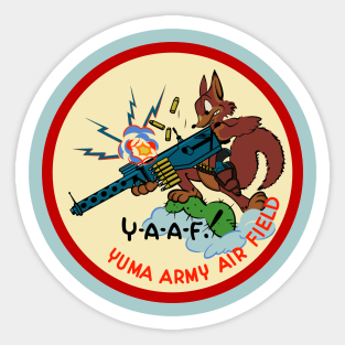 Yuma Army Air Field Insignia WWII Mascot Sticker